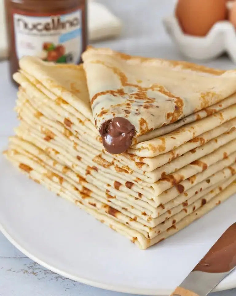 Crêpes express & sans grumeaux avec de la Nucellina