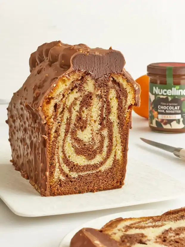 Marbré chocolat & orange Nucellina