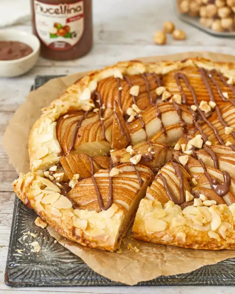 Tarte rustique poire & Nucellina