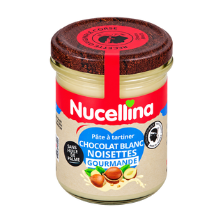 Nucellina Gourmande — Pâte à tartiner corse chocolat blanc et noisette — 215 g